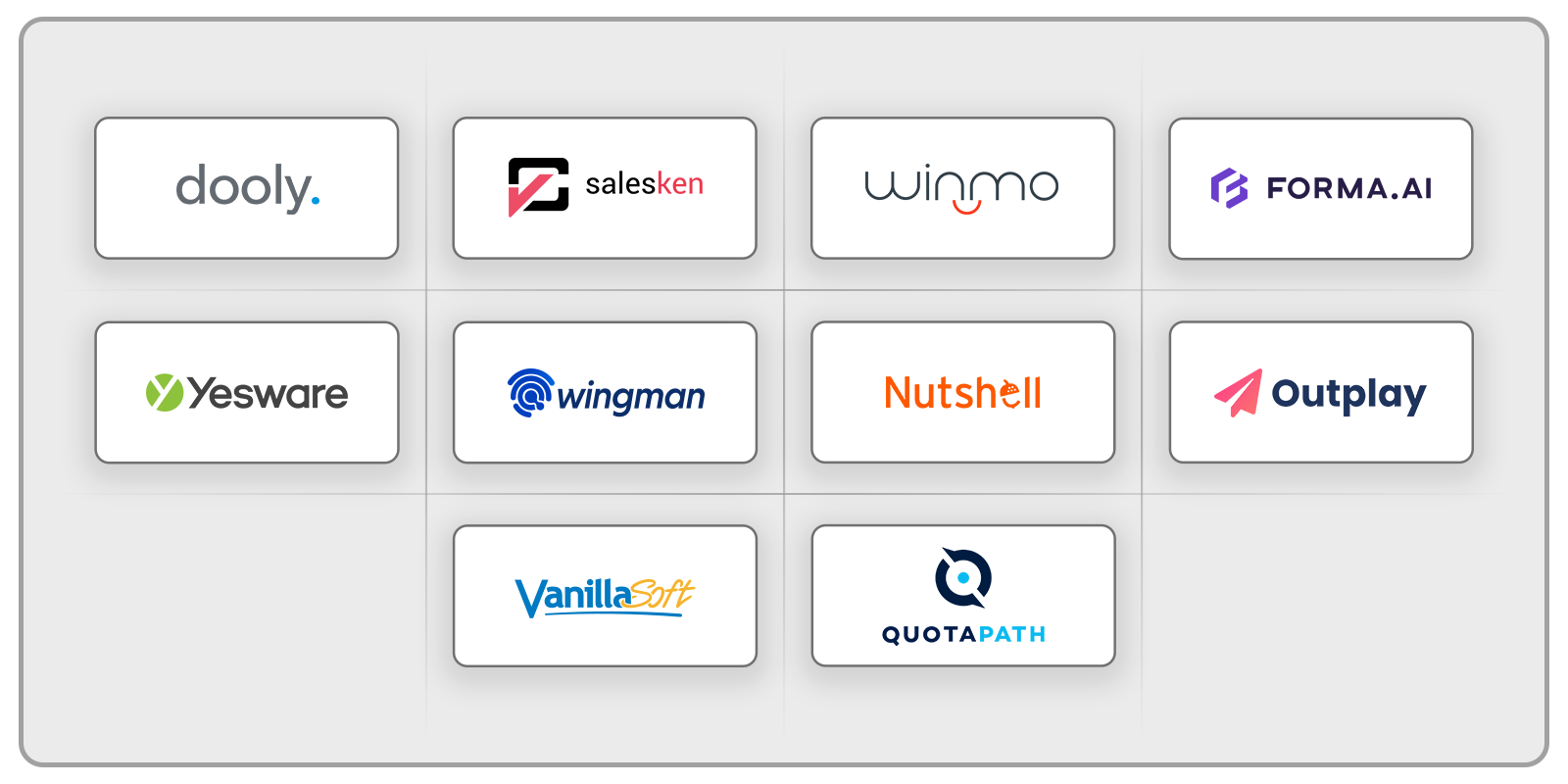 Logos of Best Sales Automation Tools